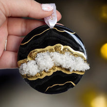 Load image into Gallery viewer, Black + Gold Ornament
