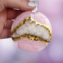 Load image into Gallery viewer, Warm Pink + Gold Ornament
