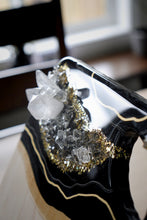 Load image into Gallery viewer, Crystal Inspired Charcuterie Board - Black &amp; Gold
