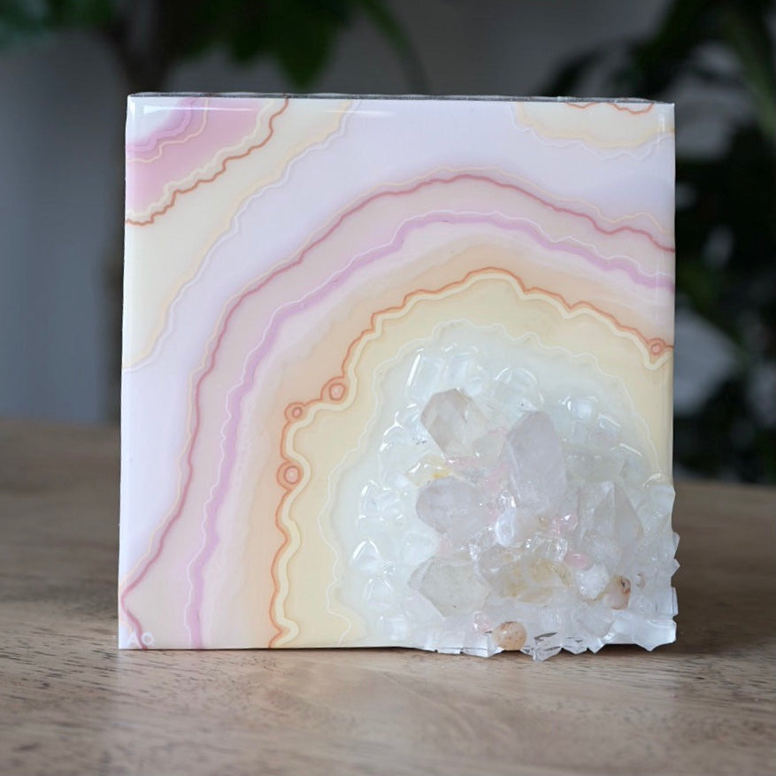 Anna Quartz Artist - Geode Inspired Fine Epoxy Resin Artwork