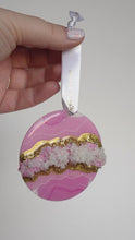 Load and play video in Gallery viewer, Cool Pink + Gold Ornament
