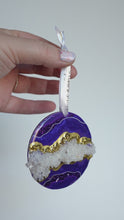 Load and play video in Gallery viewer, Purple + Gold Ornament

