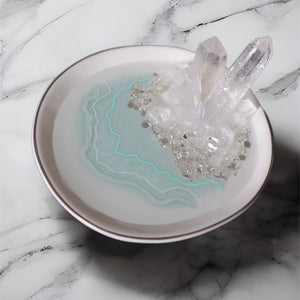 Crystal Ring Dish - Seafoam